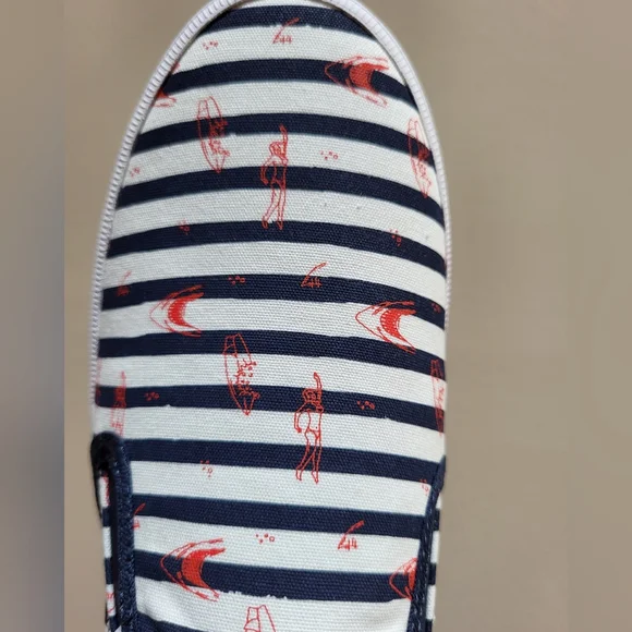 SPERRY×JAWS CREST TWIN GORE STRIPD SLIP ON SNEAKERS! - Picture 11 of 11